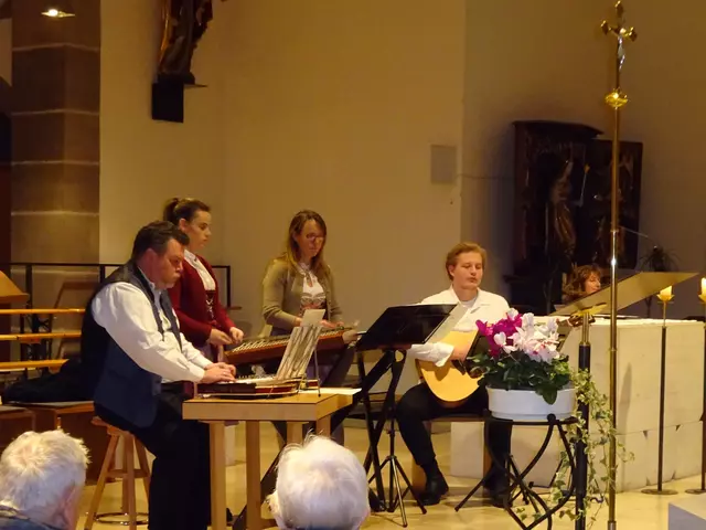 Die Musiker in der Kirche