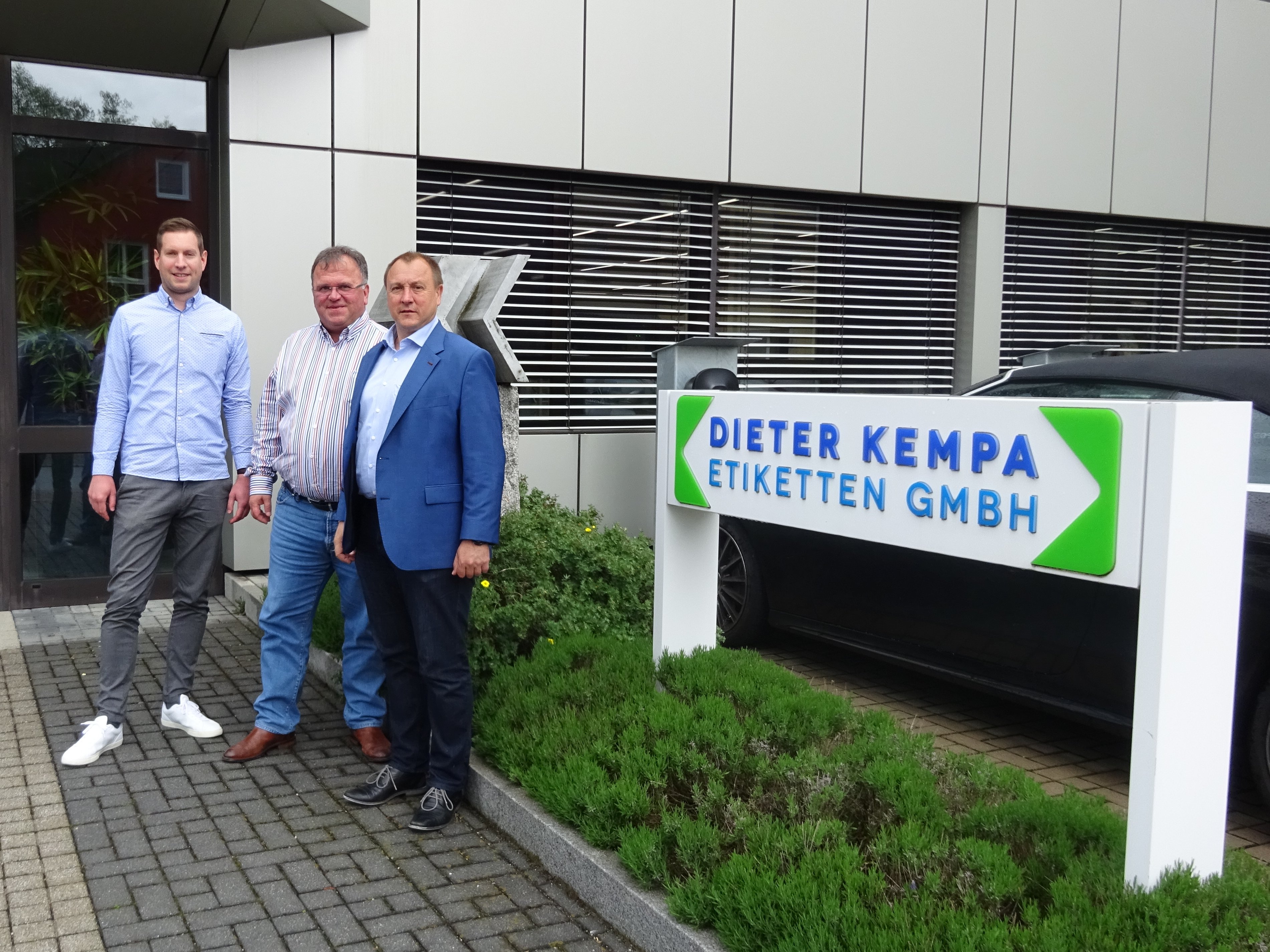 Firmenbesuch Dieter Kempa_Bürgermeister Jörg Kotzur_Geschäftsführer Dieter Kempa_Wirtschaftsförderer Philipp Ankowski