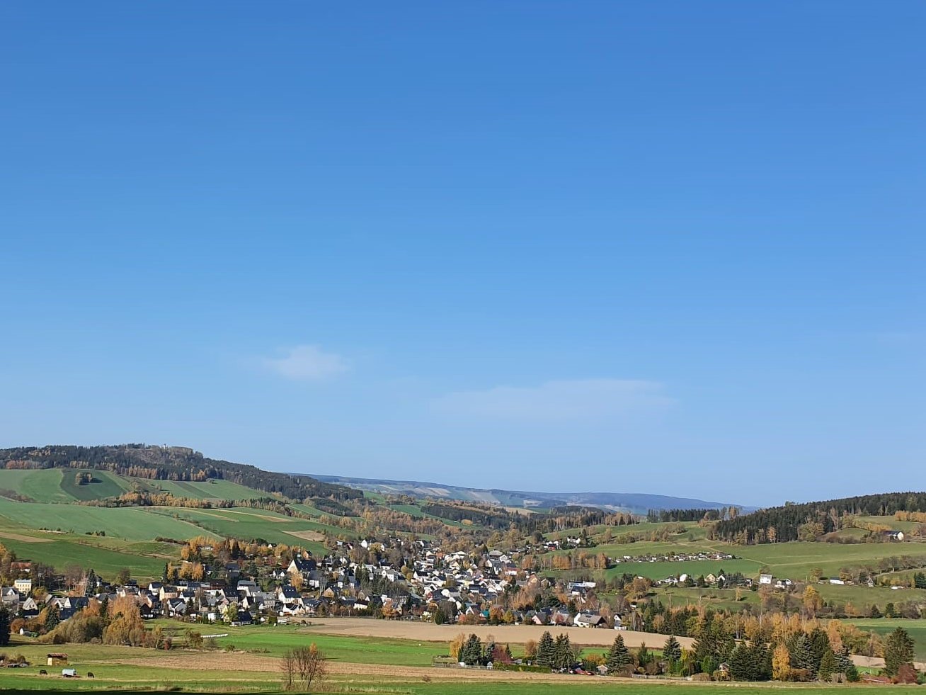 Landschaft Partnergemeinde Crottendorf im Erzgebirge