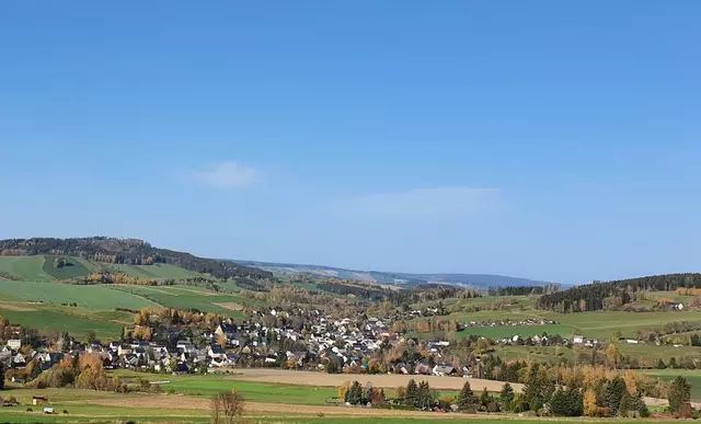 Landschaft Partnergemeinde Crottendorf im Erzgebirge