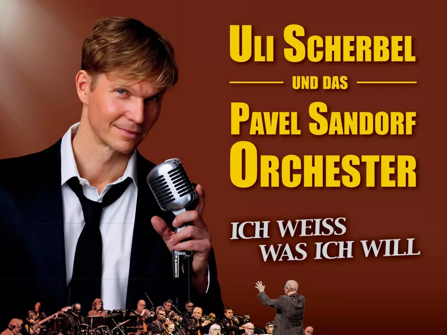 Cover mit Uli Scherbel und dem Pavel Sandorf Orchester